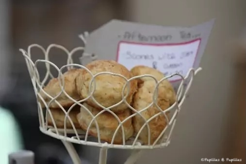 Scones irlandais vendus au marché de Point Village à Dublin