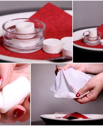 Lingettes compressées