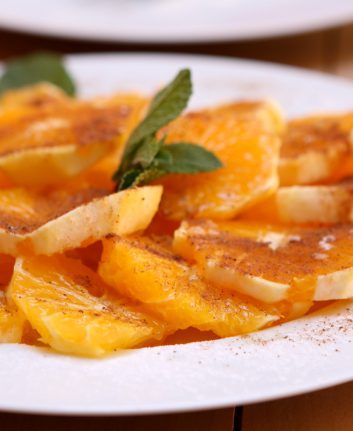Salade d'oranges à la cannelle