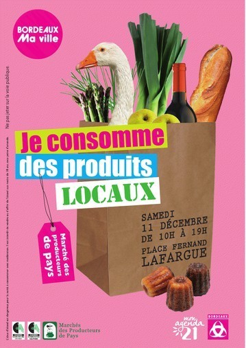 Affiche 2010 - Marché des producteurs - Bordeaux