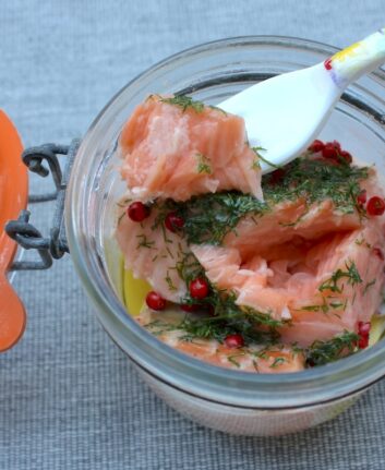 Saumon au lave vaisselle