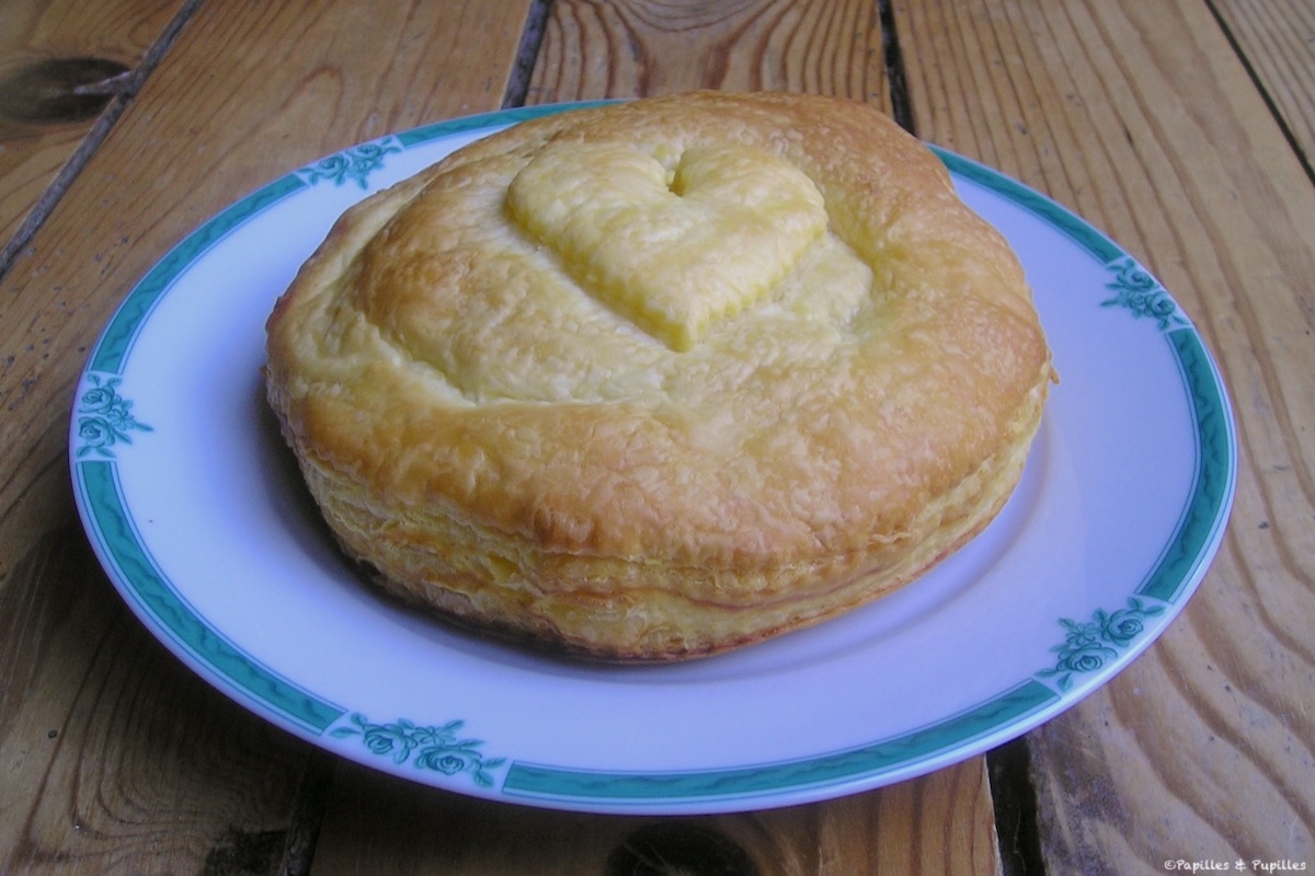 Galette des rois sans oeufs aux pommes et aux amandes