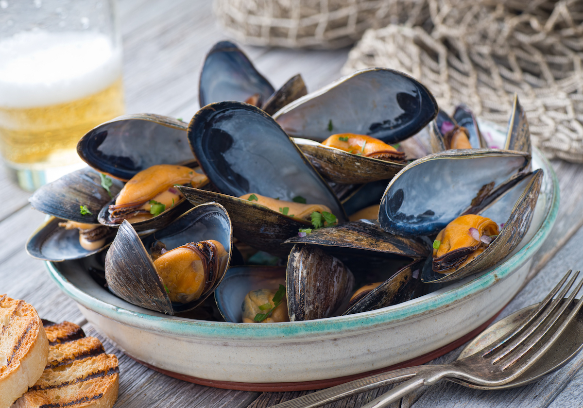 Moules au cidre