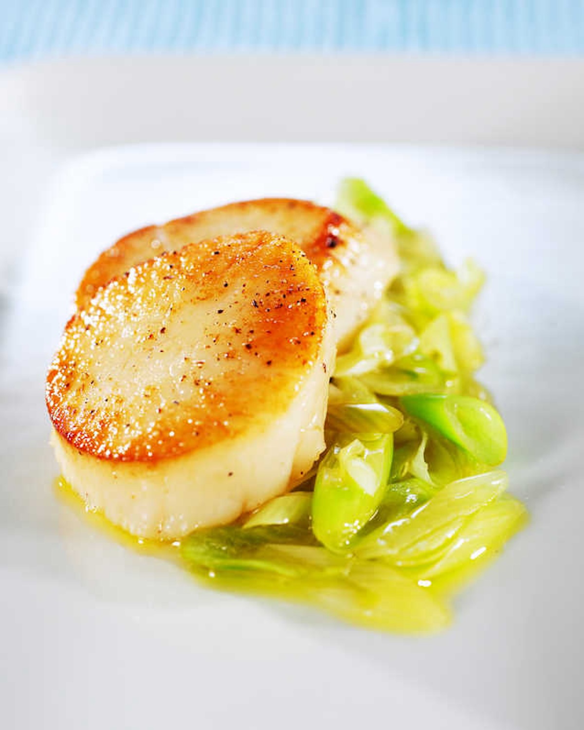 Saint-Jacques de Norvège au citron et au gingembre