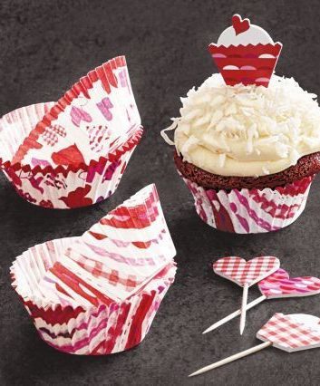 Set à cupcakes pour la Saint valentin