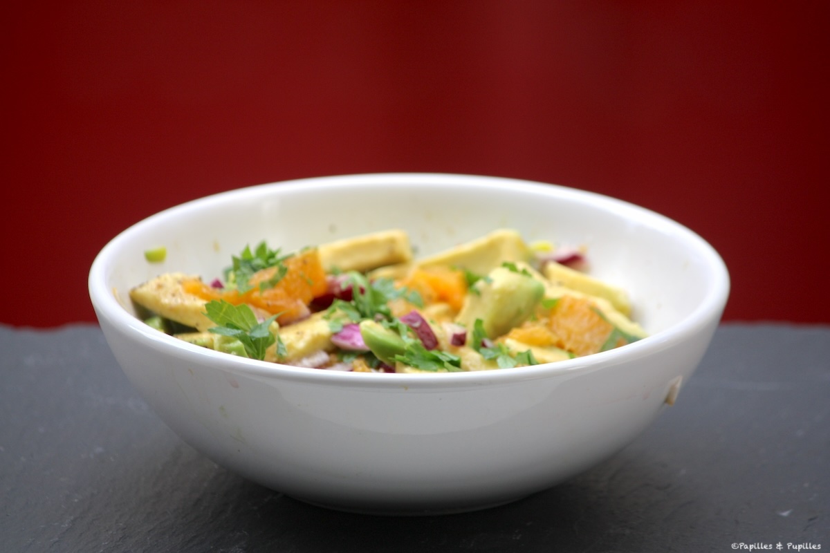 Salade d'avocat aux agrumes