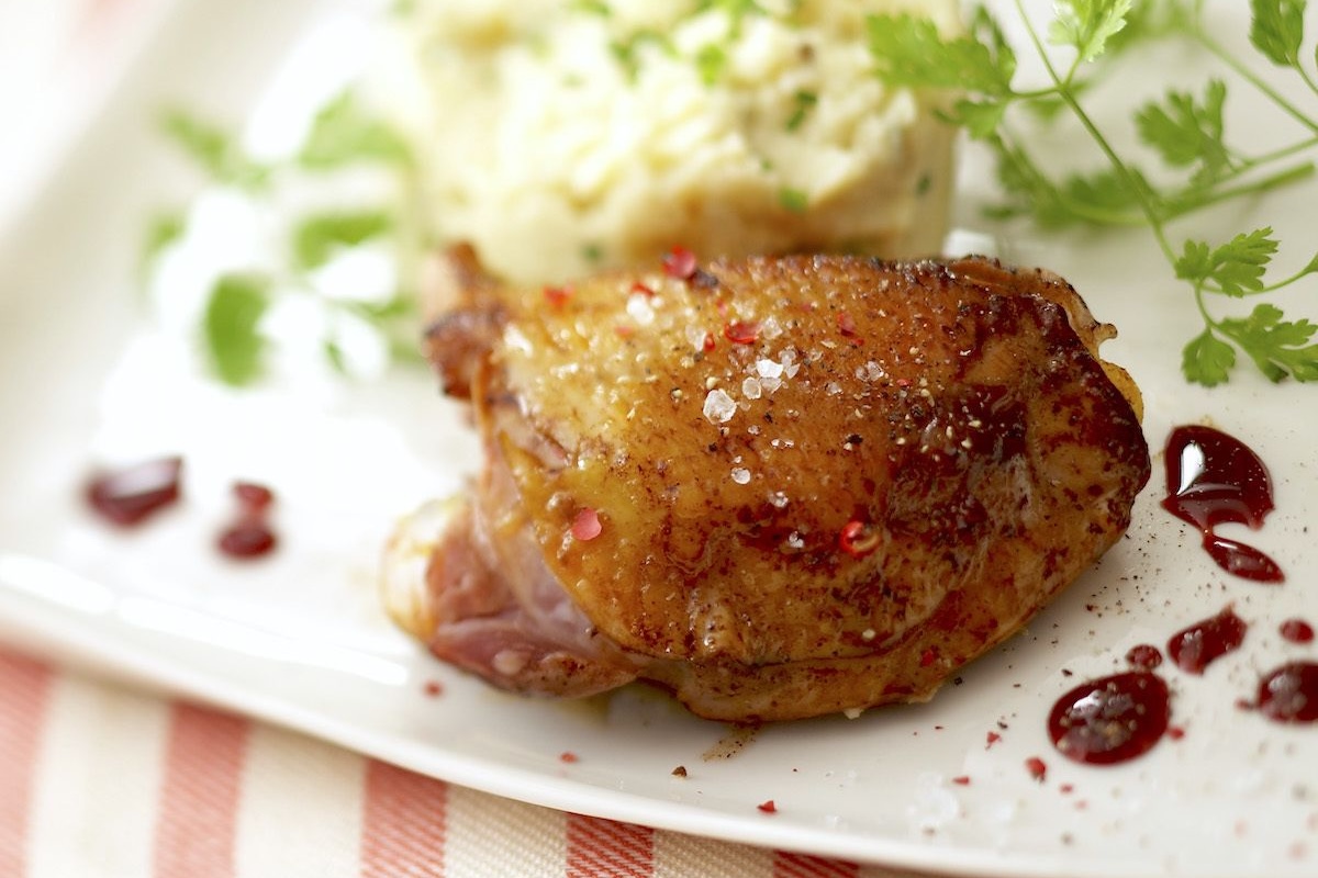 Suprême de poulet au FLoc de Gascogne