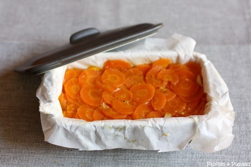 Terrine de carottes à l'orange et au cumin - dans sa terrine