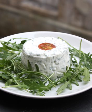 Terrine de fromage frais aux herbes de Michel Guérard