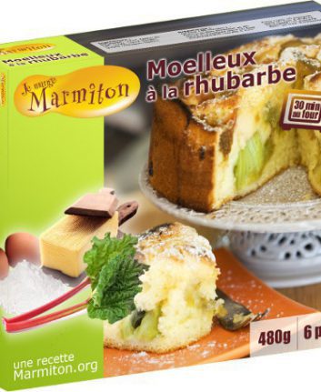Moelleux à la rhubarbe