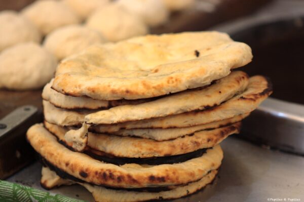 Naans cuits