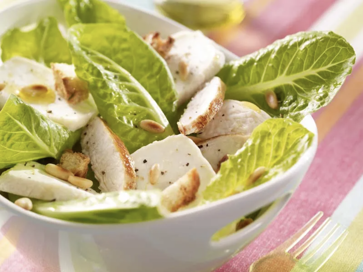 Salade César au fromage de chèvre