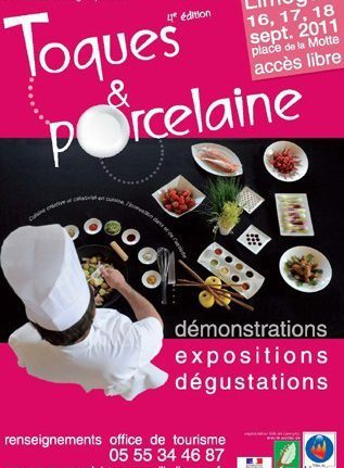 Affiche toques et porcelaine 2011