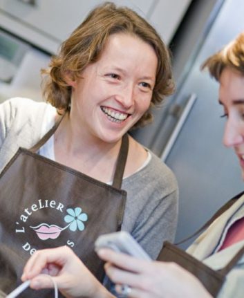 Cours de cuisine à l'atelier des sens