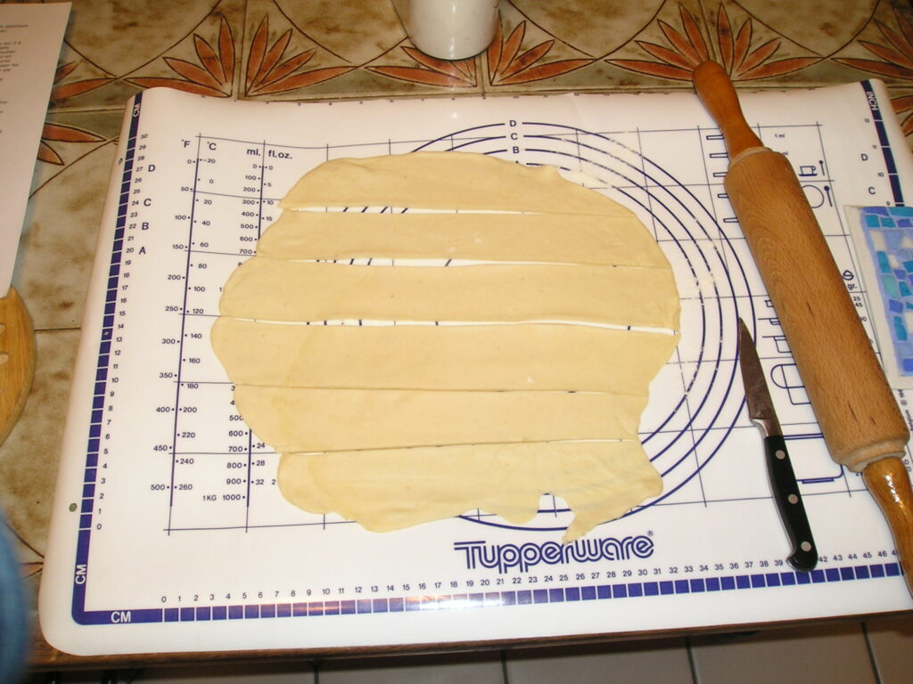 Découpez des bandes