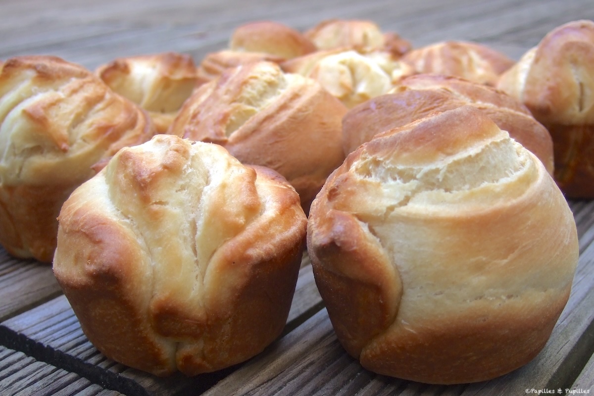 Petits pains éventail moelleux faits maison