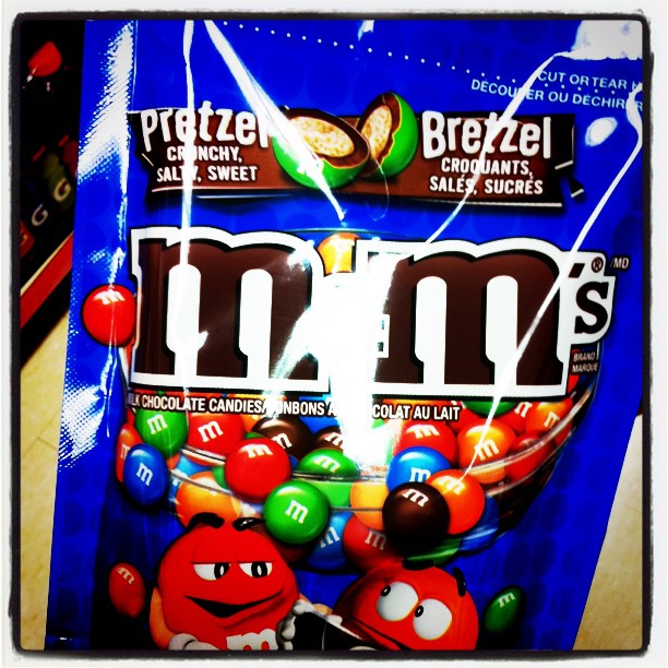 M&M'S goût bretzel ^_^