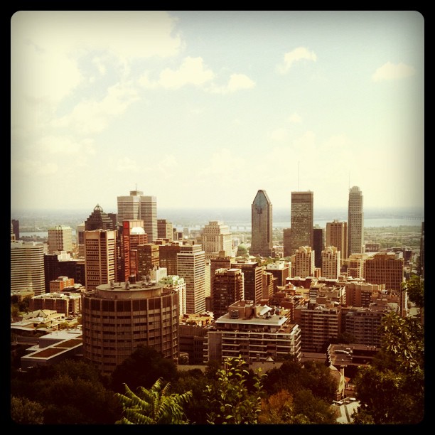 Montréal depuis Mont Royal