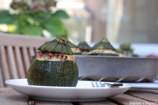 Courgettes farcies à l'italienne