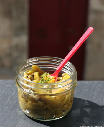 Salade de poivrons grillés à l’ail, au thym et au cumin