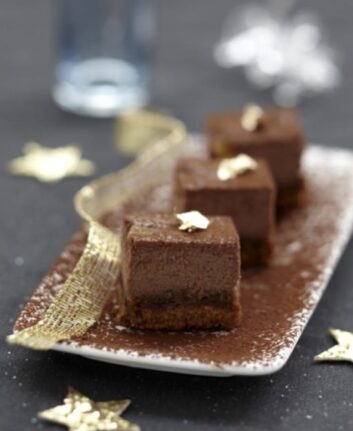 Cheesecake au chocolat et à l'orange confite