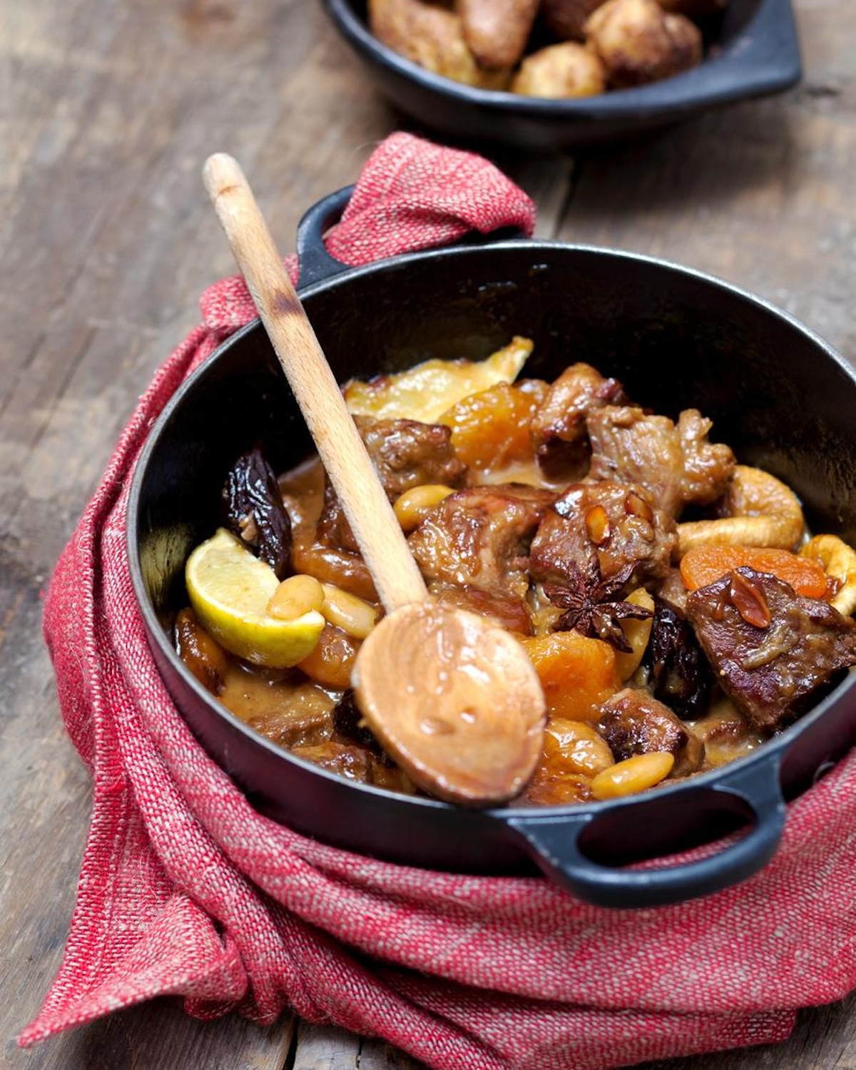 Échine de porc aux pruneaux et confiture de pruneaux