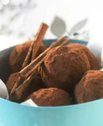Truffes au chocolat aux épices de NoËl