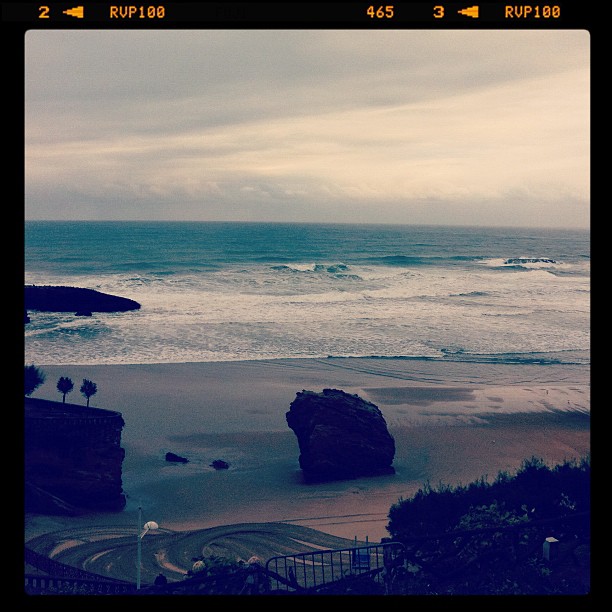 La plage, Biarritz #fb