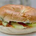 Bagel au saumon fumé et à l'aneth