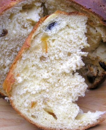 Brioche coupée