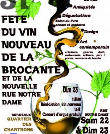 Fête du vin nouveau et de la brocante 2011 Bordeaux