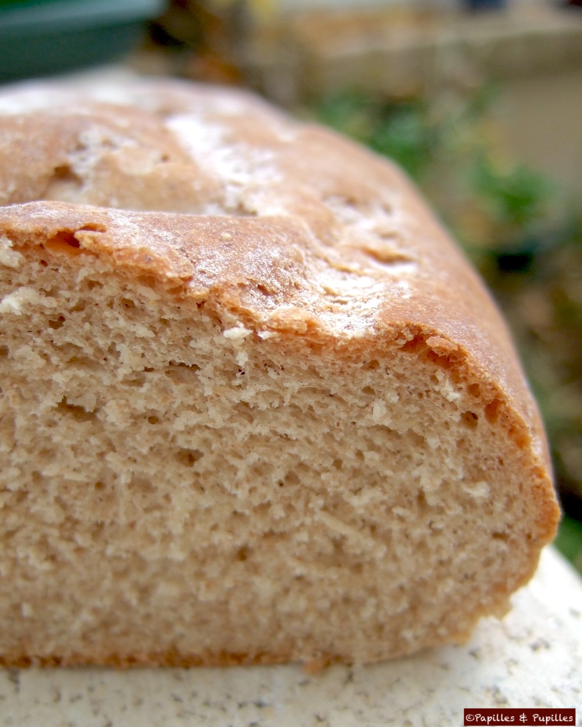 Pain de seigle maison rustique