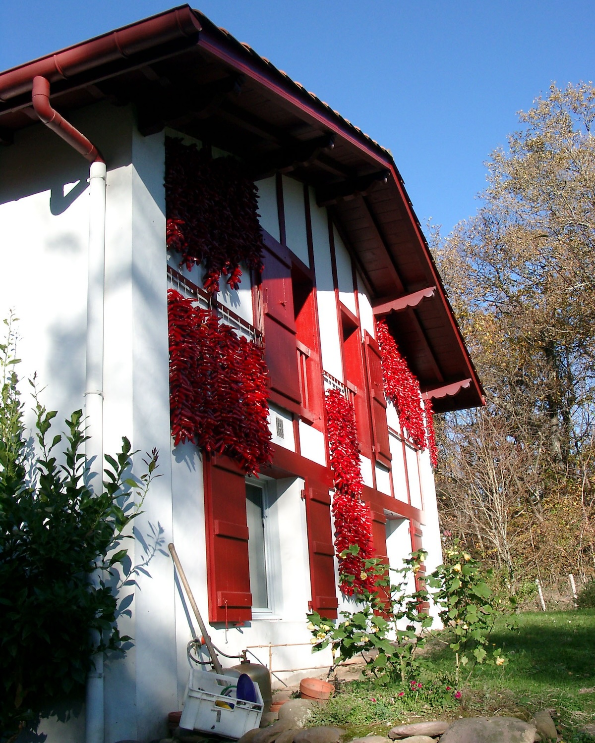 Séchage des piments d'Espelette