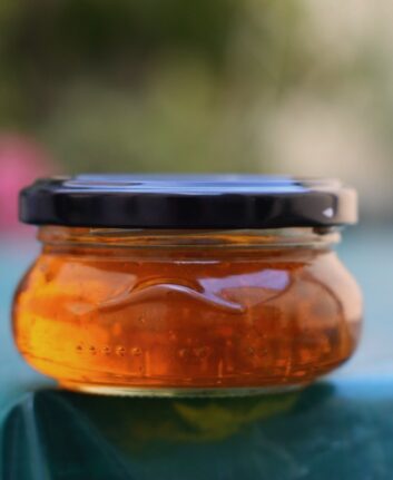 Confit de vin de Sauternes au safran