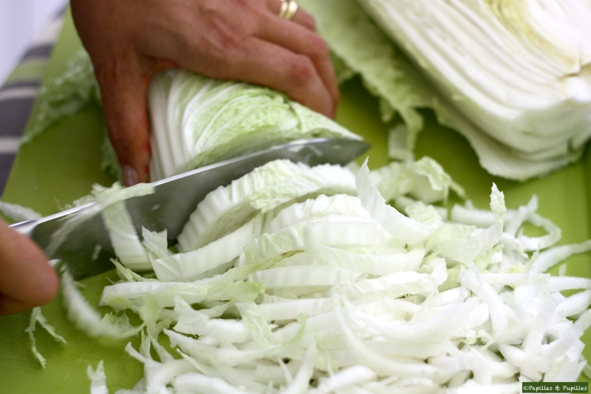 Préparez le chou