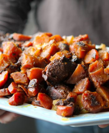 Boeuf mijoté aux carottes et aux pommes de terre