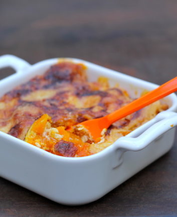 Gratin de potimarron au Comté
