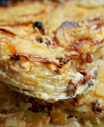 Gratin pommes de terre céleri rave chorizo