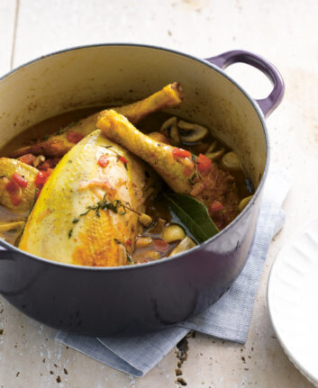 Coq au vin blanc