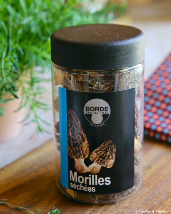 Morilles lyophilisées Borde, texture légère et alvéolée