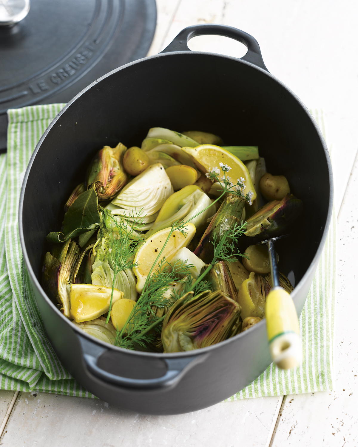 Pot au feu végétarien ©Pot au feu végétarien ©Le Creuset - Borgerhoff & Lamberigts