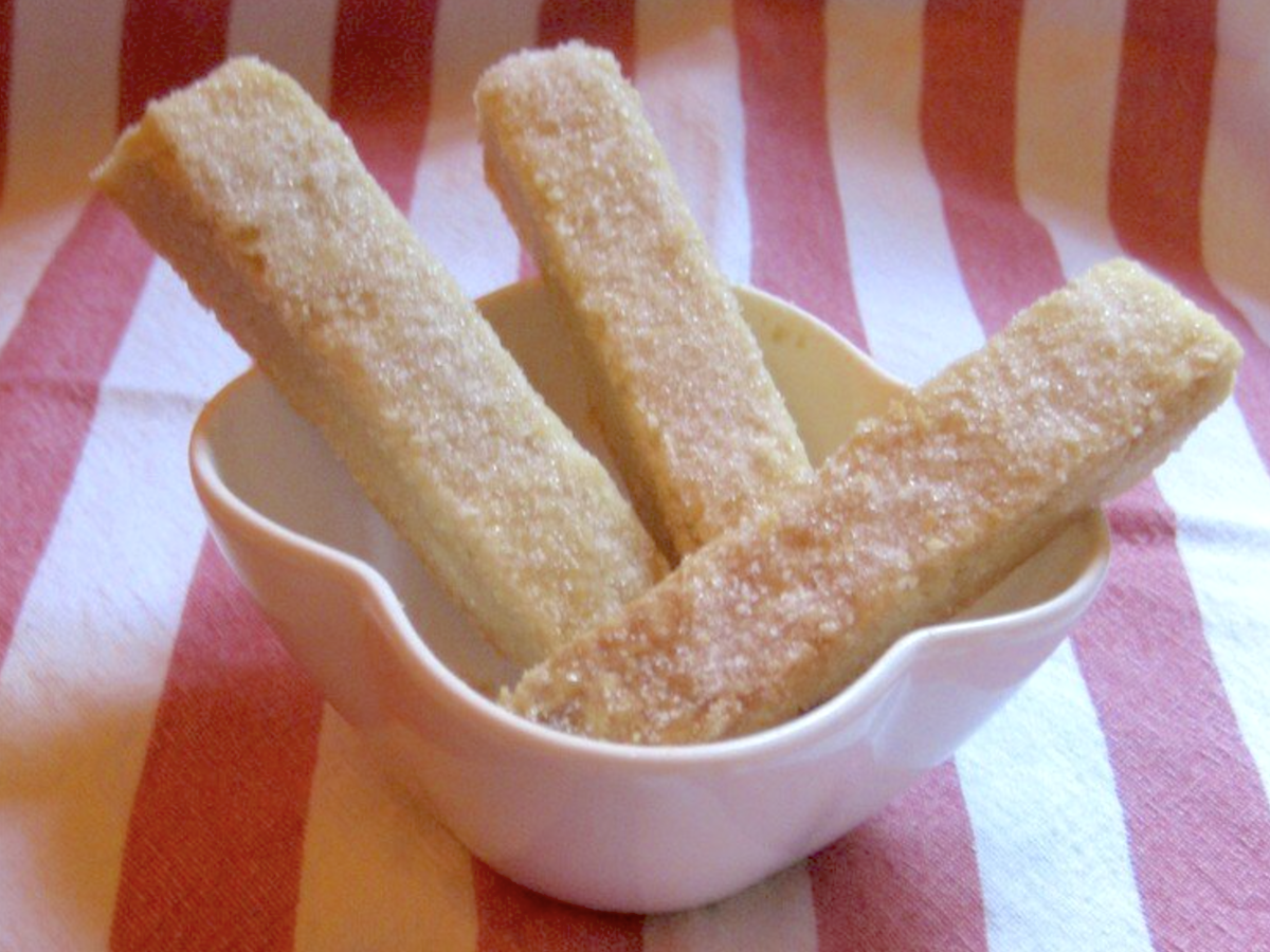 Shortbreads au beurre salé sans oeufs