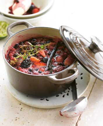Soupe de fruits rouges