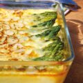 Clafoutis d'asperges vertes, amandes et parmesan ©Philippe Dufour Interfel