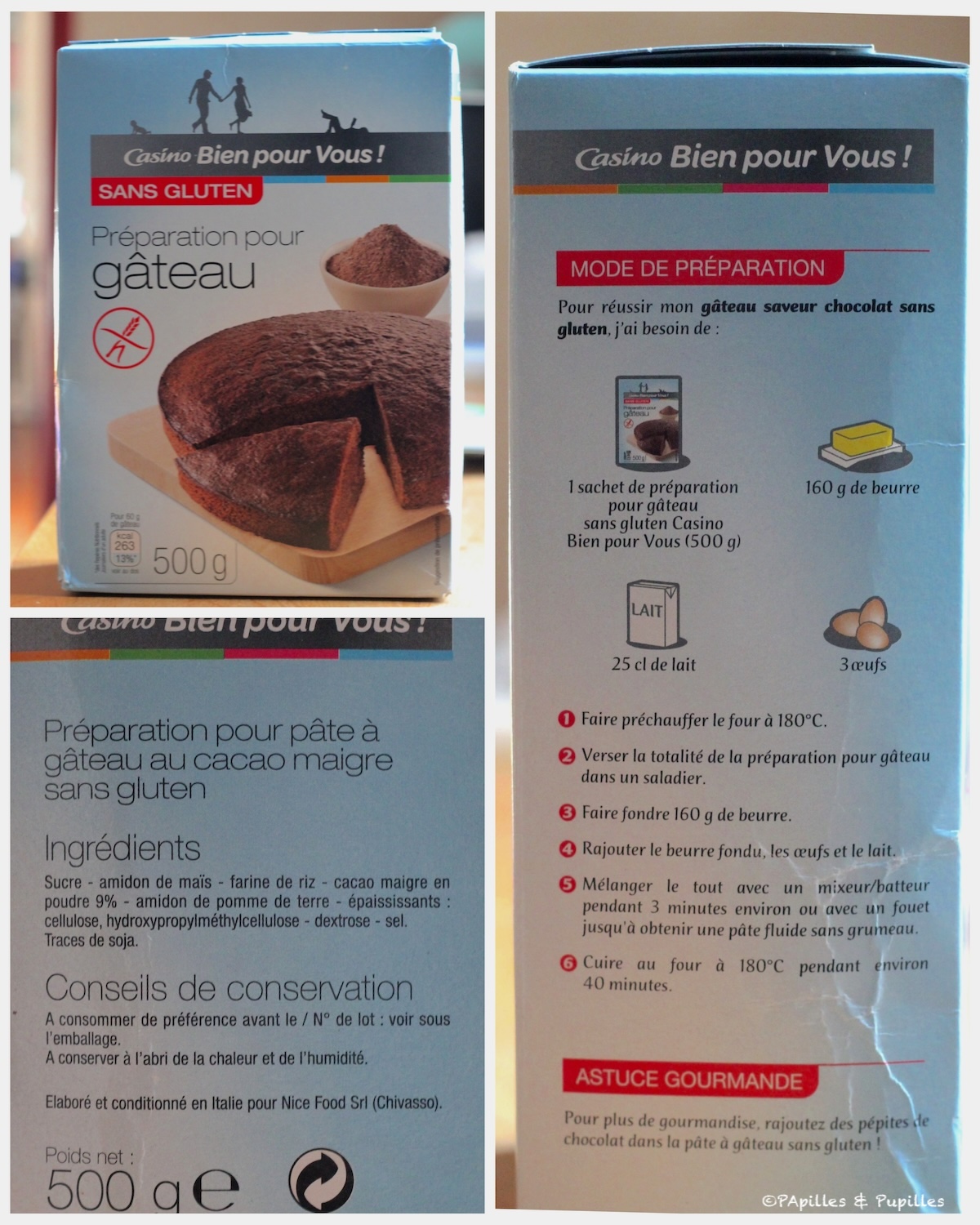 Mix gâteau sans gluten