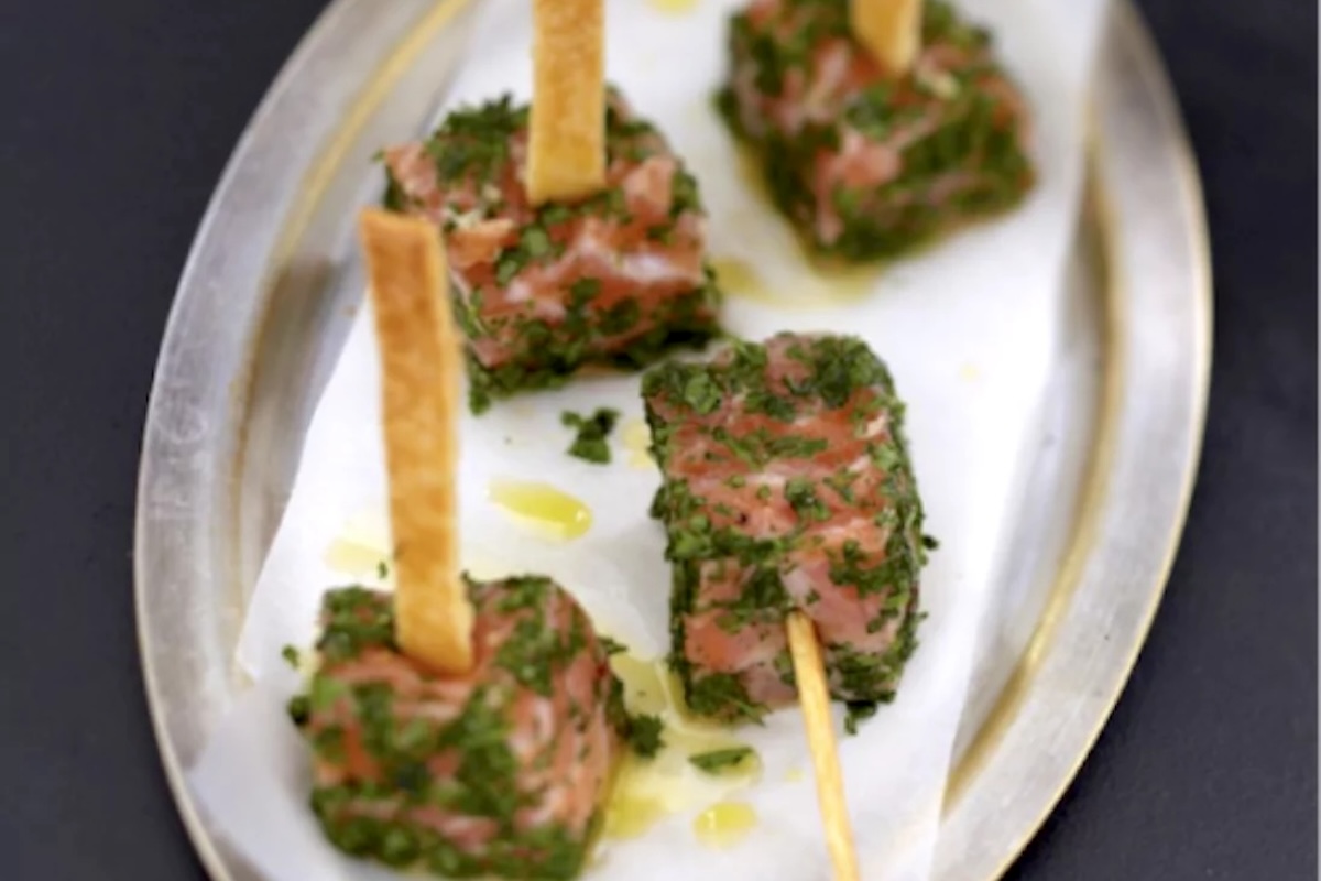 Sucettes de saumon au yuzu