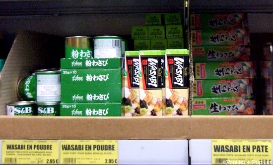 wasabi en poudre - Wasabi en pâte