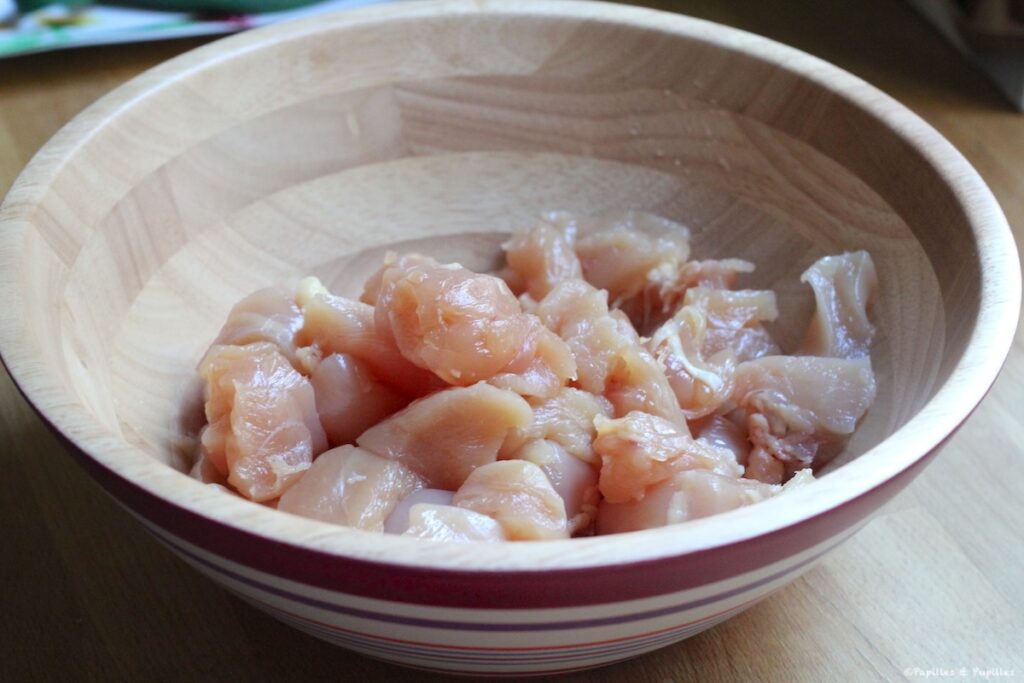 Cubes de poulet