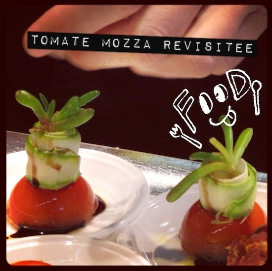 Tomate Mozza revisitée par F. Lafon