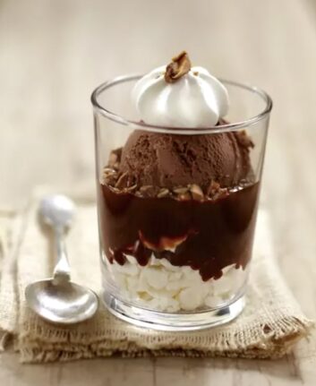 Trifle au Nutella® et à la meringue